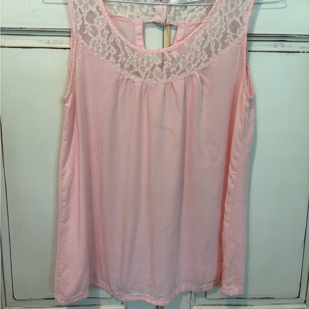 Bellezza Pink Lace Top